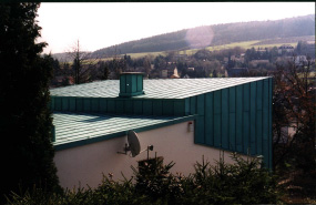 Patina Copper Metal Roofing System, Frankfurt